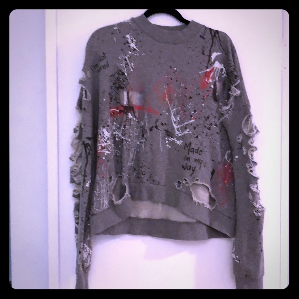 Zara Woman Decon Sweatshirt